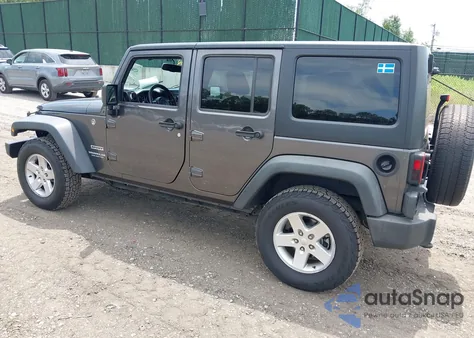 2016 Jeep Wrangler Unlimited Sport from USA, damaged, VIN 1C4HJWDG1GL257137